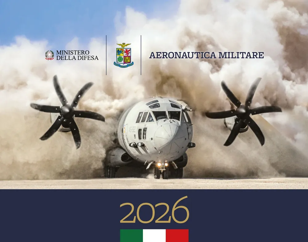 Calendario Aeronautica Militare 2026 - da parete Spedito Oggi