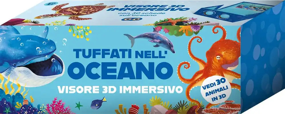 Affare Tuffati nell‘oceano Scopri i libri scatola che diventano visori 3D super immersivi!