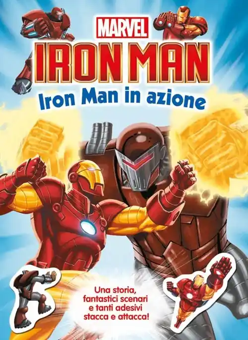 Must-Have Iron Man. Con adesivi